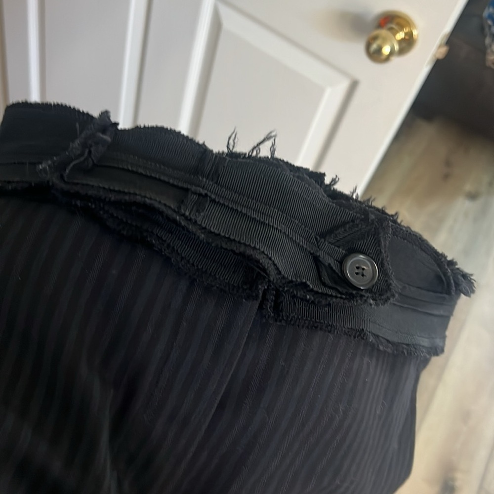 Prada, Black Pinstripe pants, 100% authentic w/ COA - Picture 9 of 10